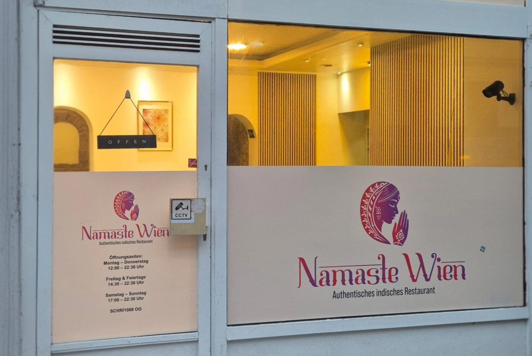Namaste Wien restaurant in Vienna, Austria