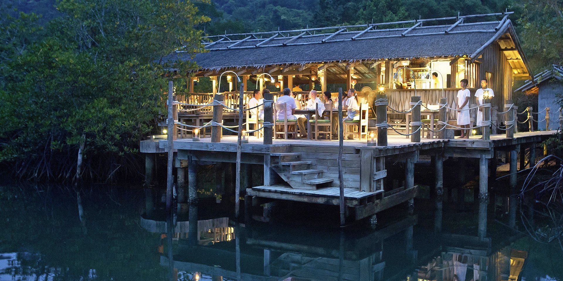 Benz Restaurant at Soneva Kiri restaurant in Koh Kood, Thailand