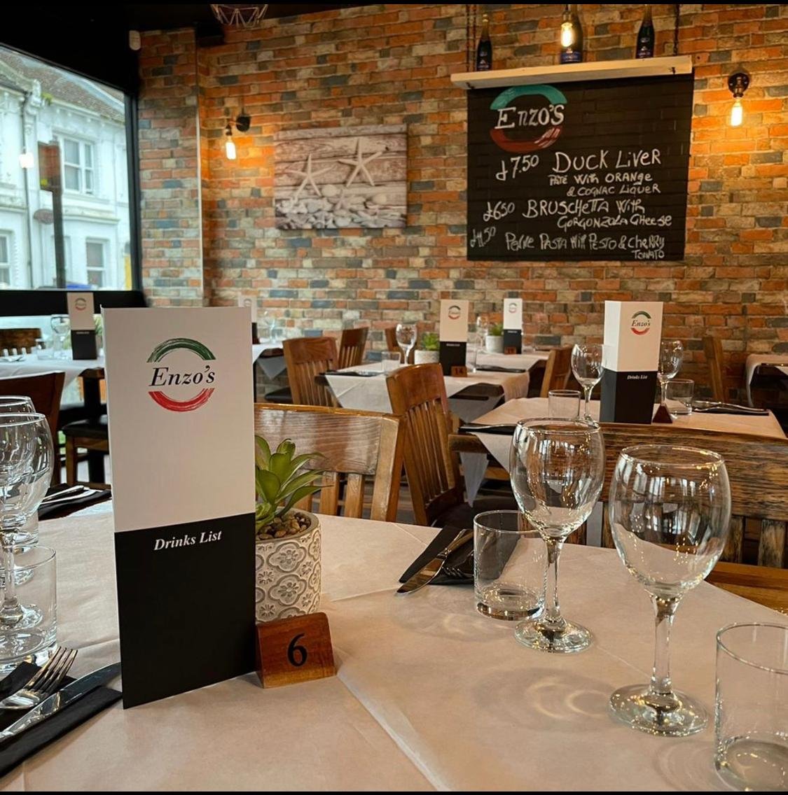 Enzo's Italian Restaurant Worthing