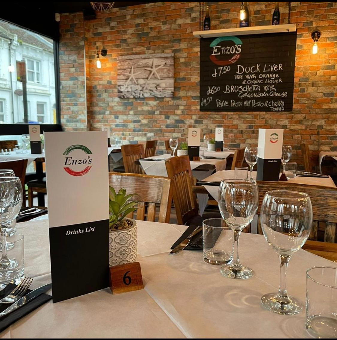 Enzo's Italian Restaurant Worthing restaurant in Worthing, United Kingdom