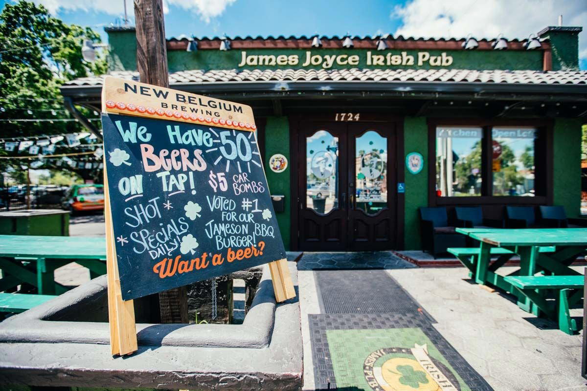 James Joyce Irish Pub & Eatery restaurant in Tampa, United States