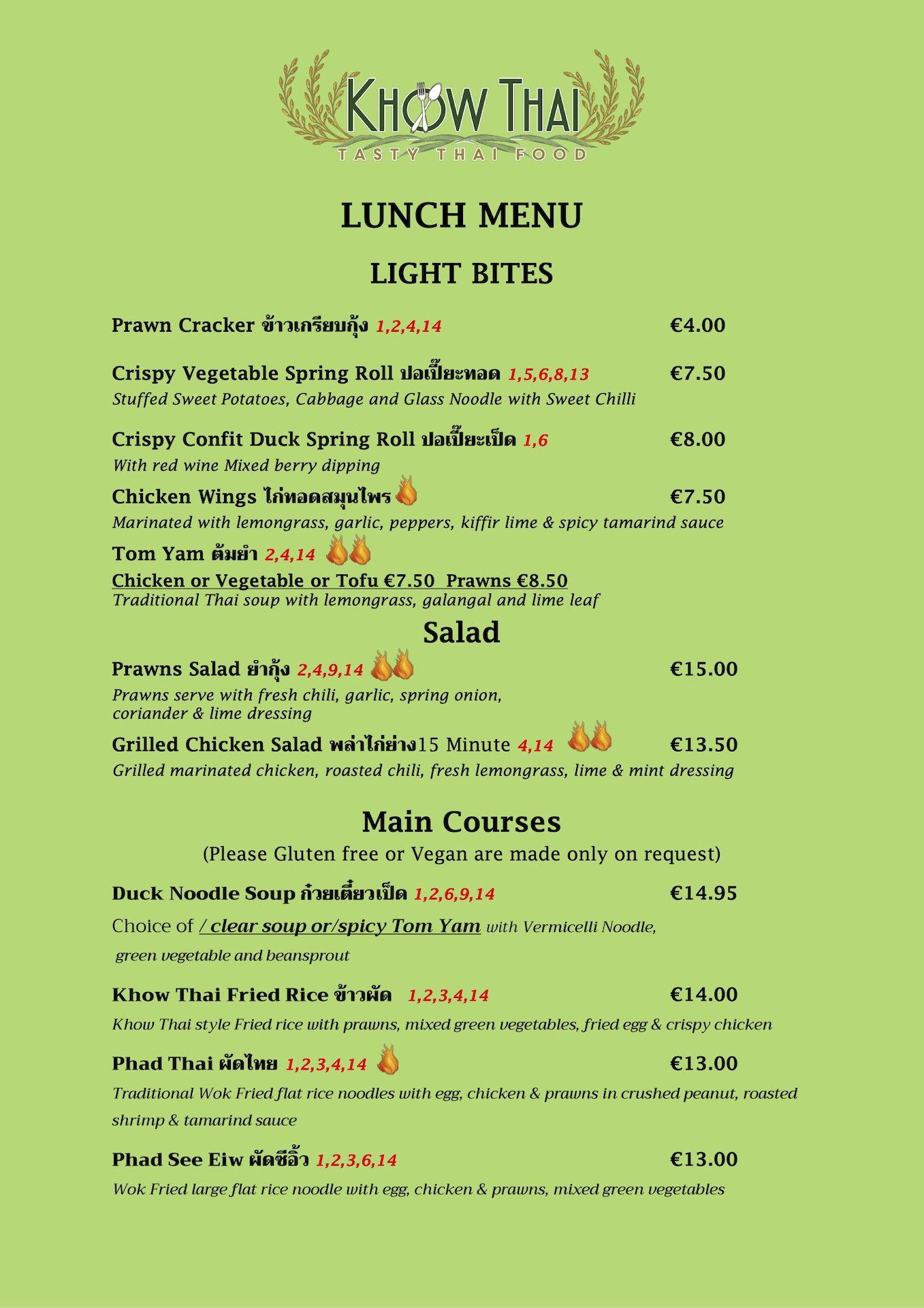 Khow Thai restaurant in Galway