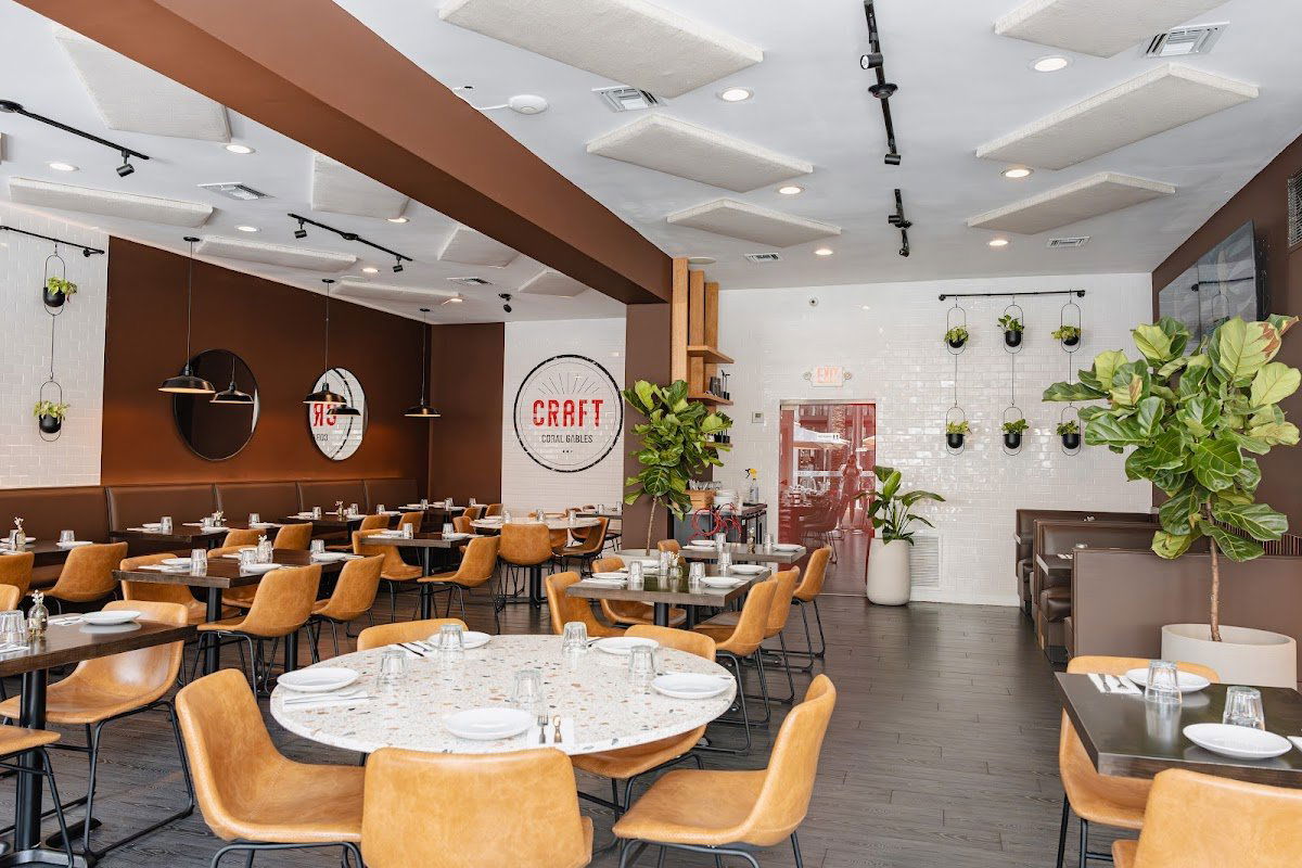 CRAFT Coral Gables, Restaurant in Coral Gables