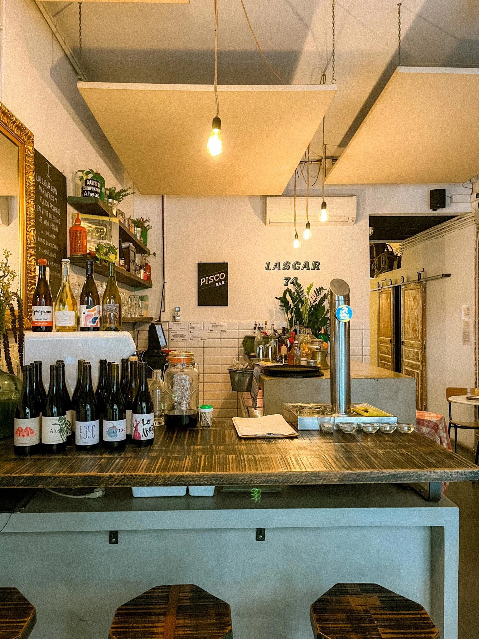 Lascar 74 restaurant in Barcelona, Spain