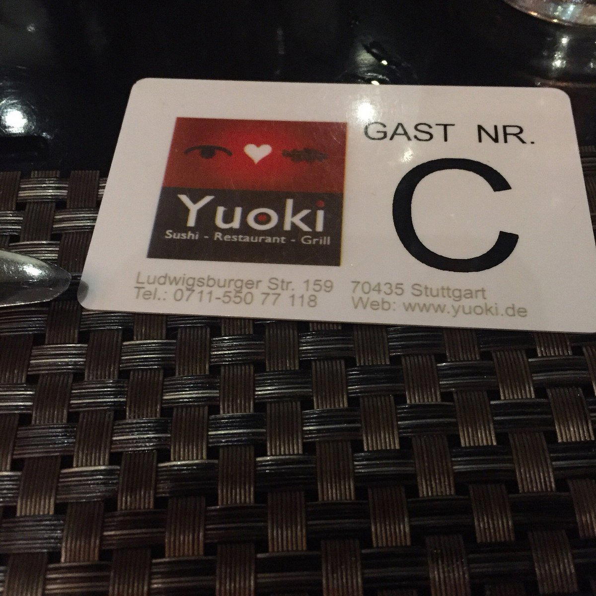 Yuoki restaurant in Stuttgart, Germany