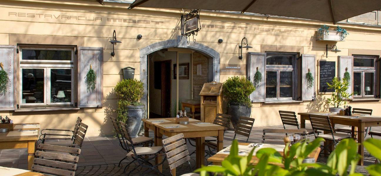 Restavracija Most restaurant in Ljubljana, Slovenia
