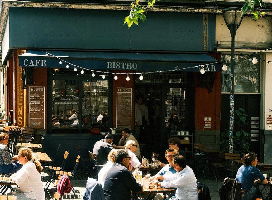 Le Dillens restaurant in Sint Gillis, Belgium