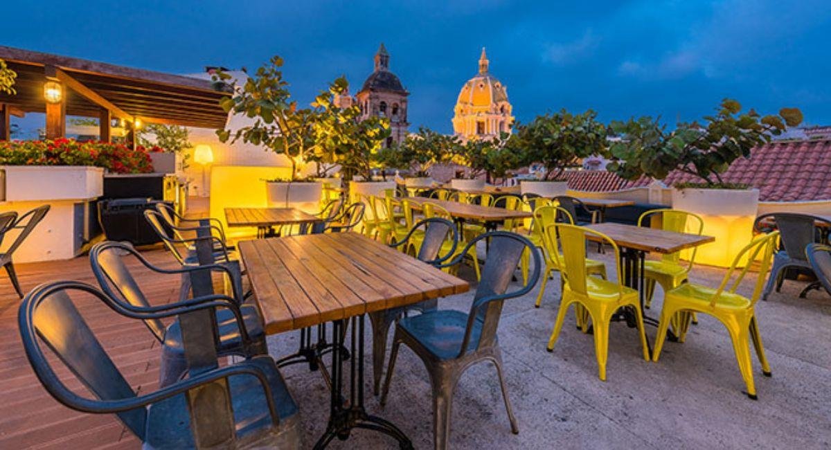 Crepes & Waffles Centro restaurant in Cartagena, Colombia