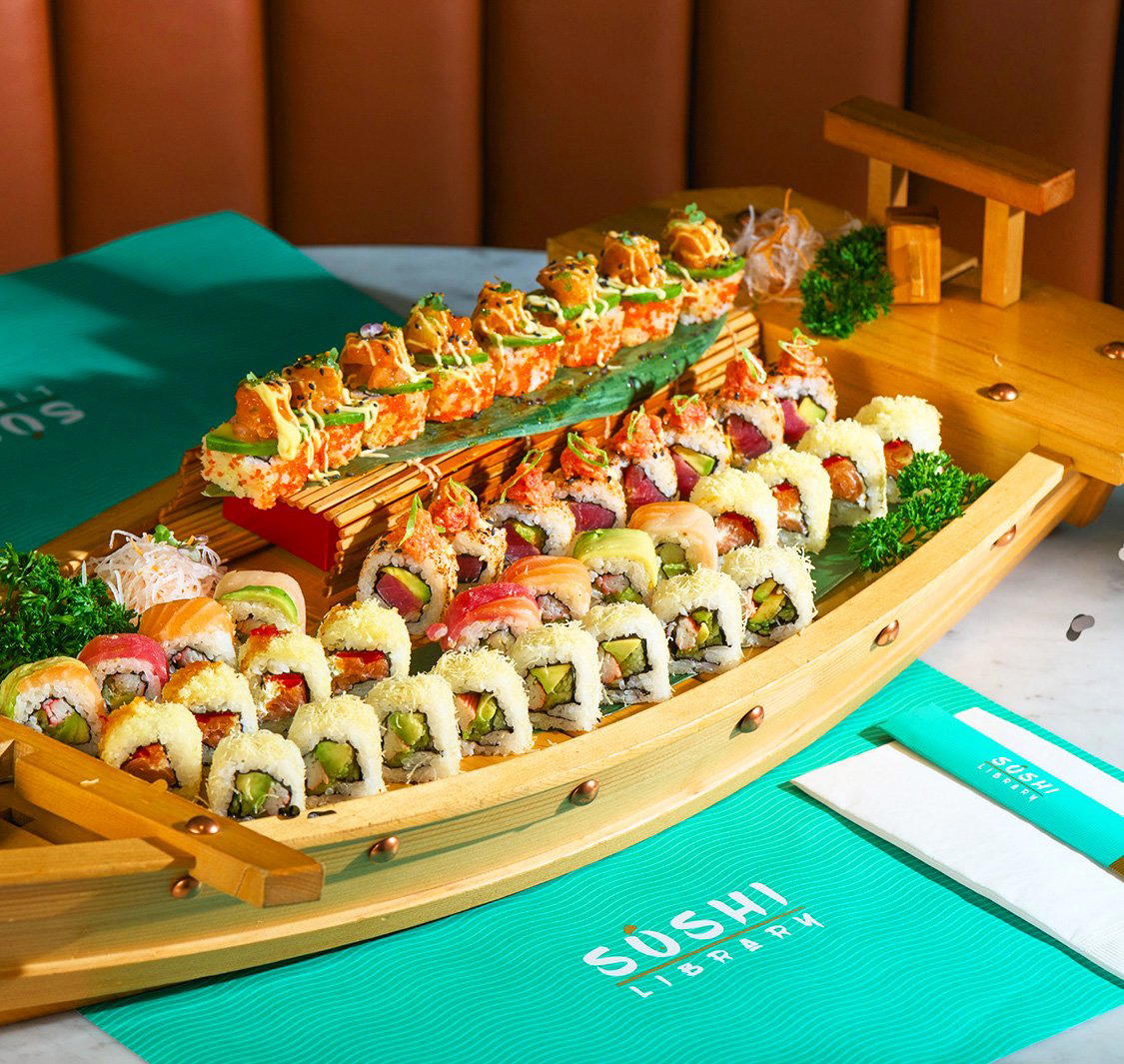 Sushi Library restaurant in Doha, Qatar