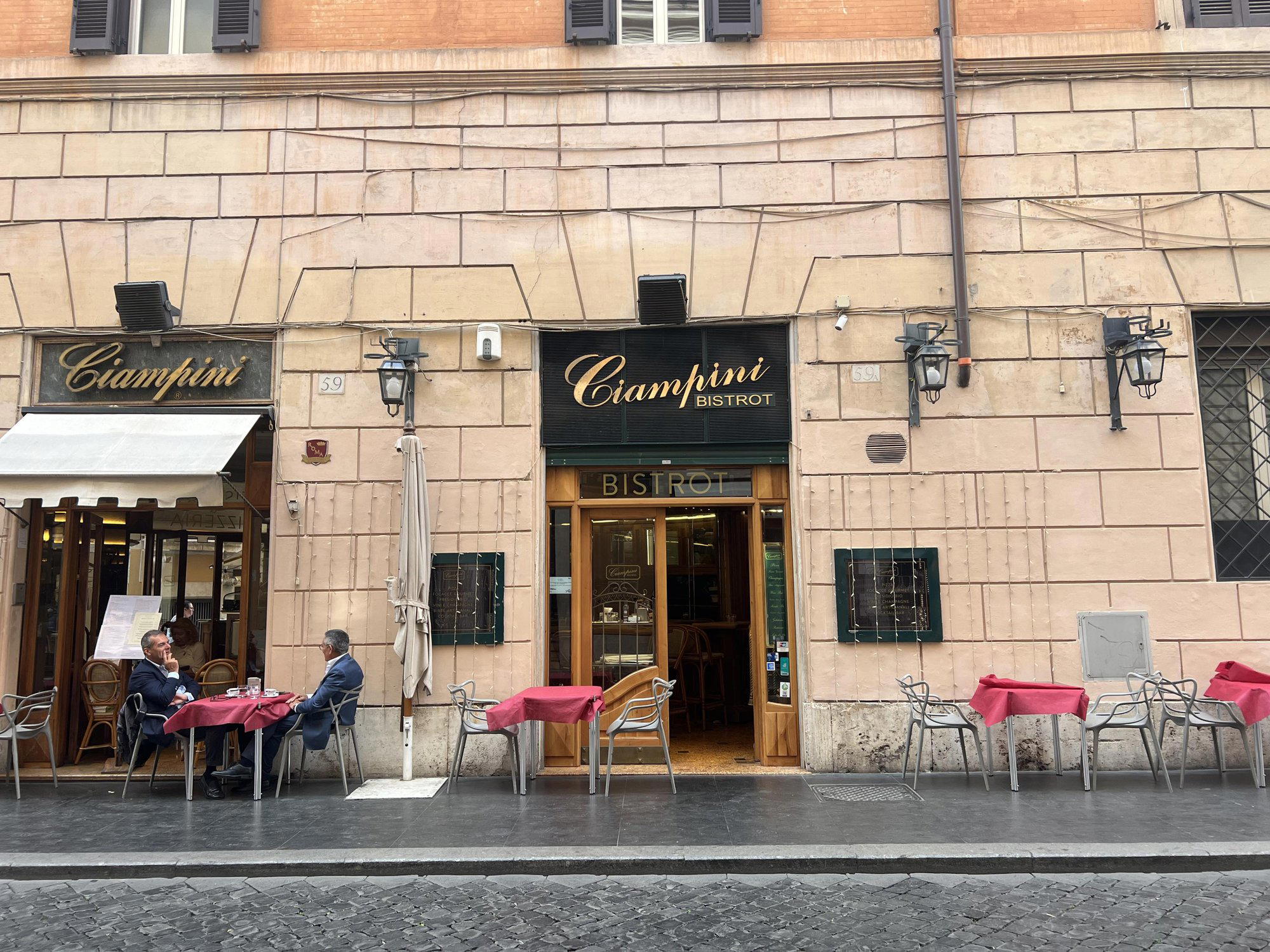 Ciampini Bistrot restaurant in Rome, Italy