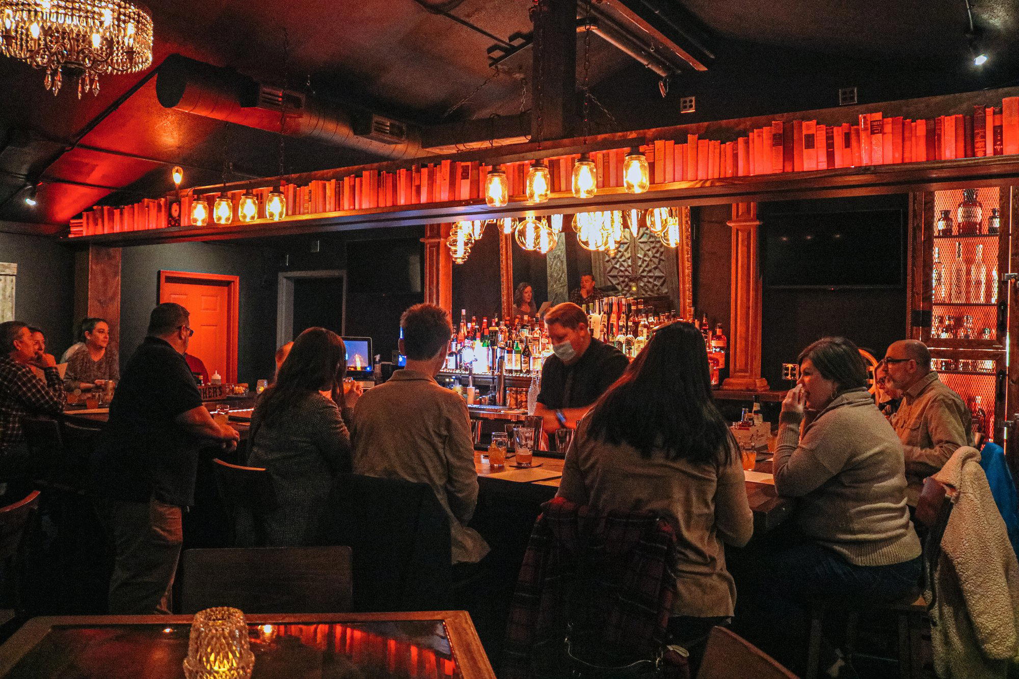 The Dunnkirk Library restaurant in Bloomington