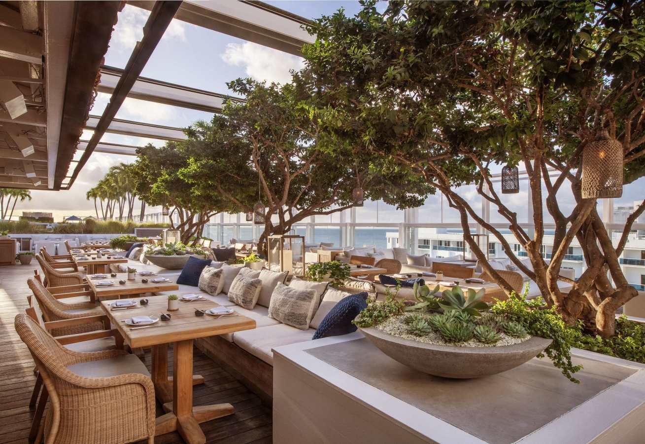 Watr at the 1 Rooftop, Restaurant in Miami Beach