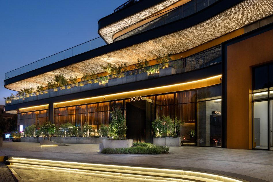 Roka restaurant in Riyadh, Saudi Arabia