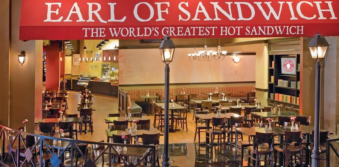 Earl of Sandwich restaurant in Las Vegas, United States