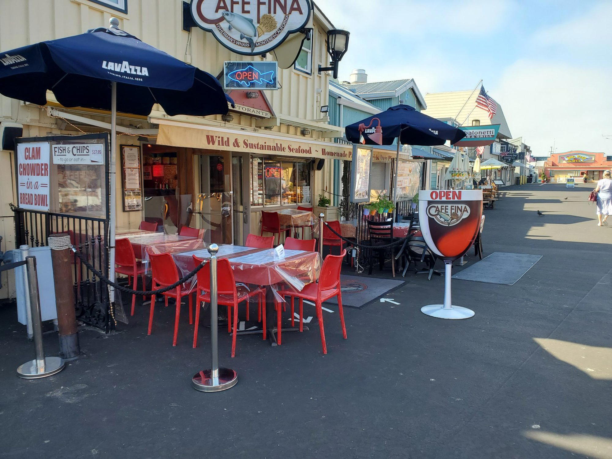Café Fina restaurant in Monterey, United States
