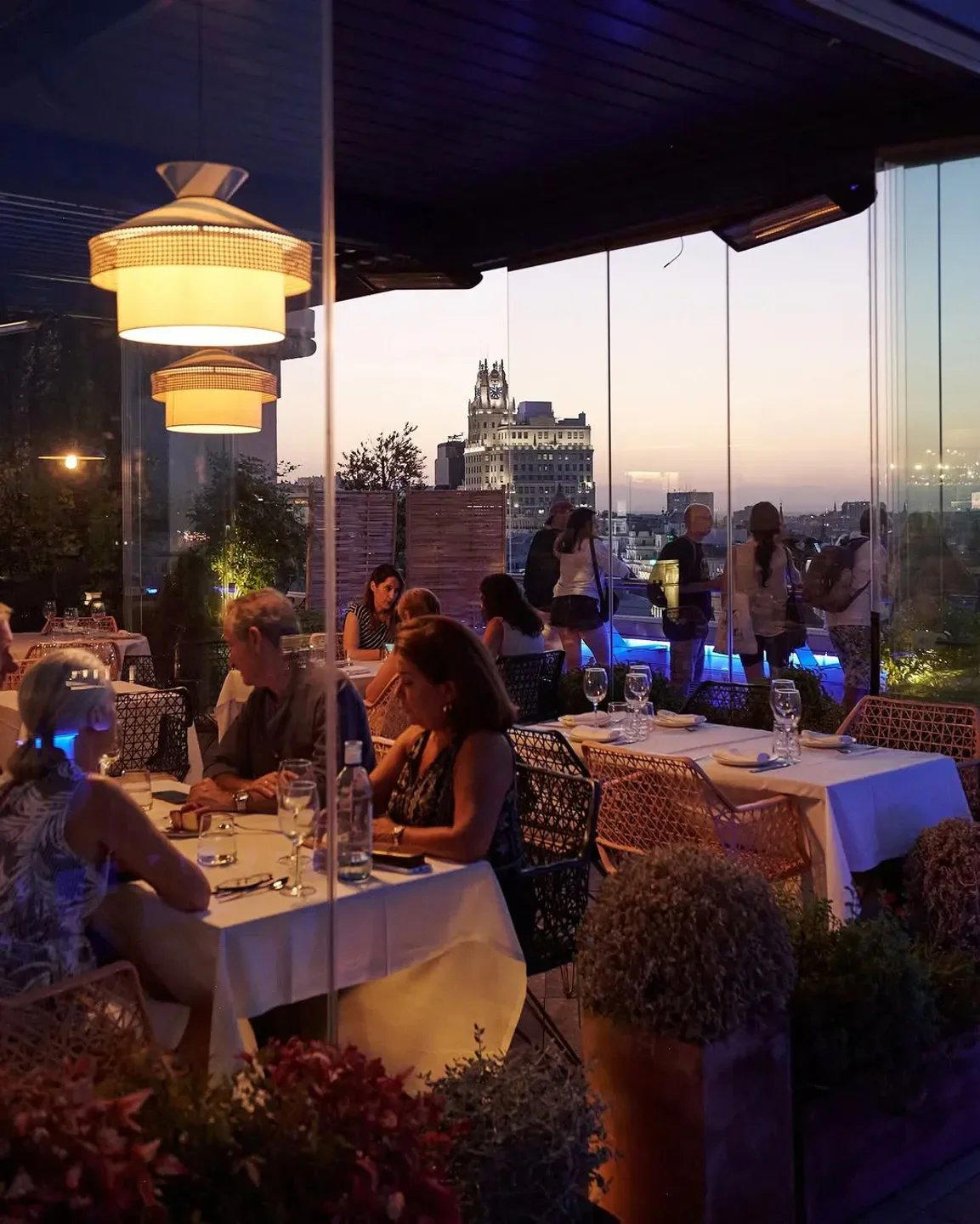 Azotea del Círculo restaurant in Madrid, Spain