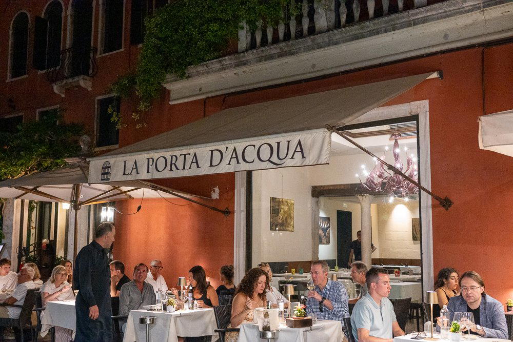 La Porta d'Acqua restaurant in Venice, Italy