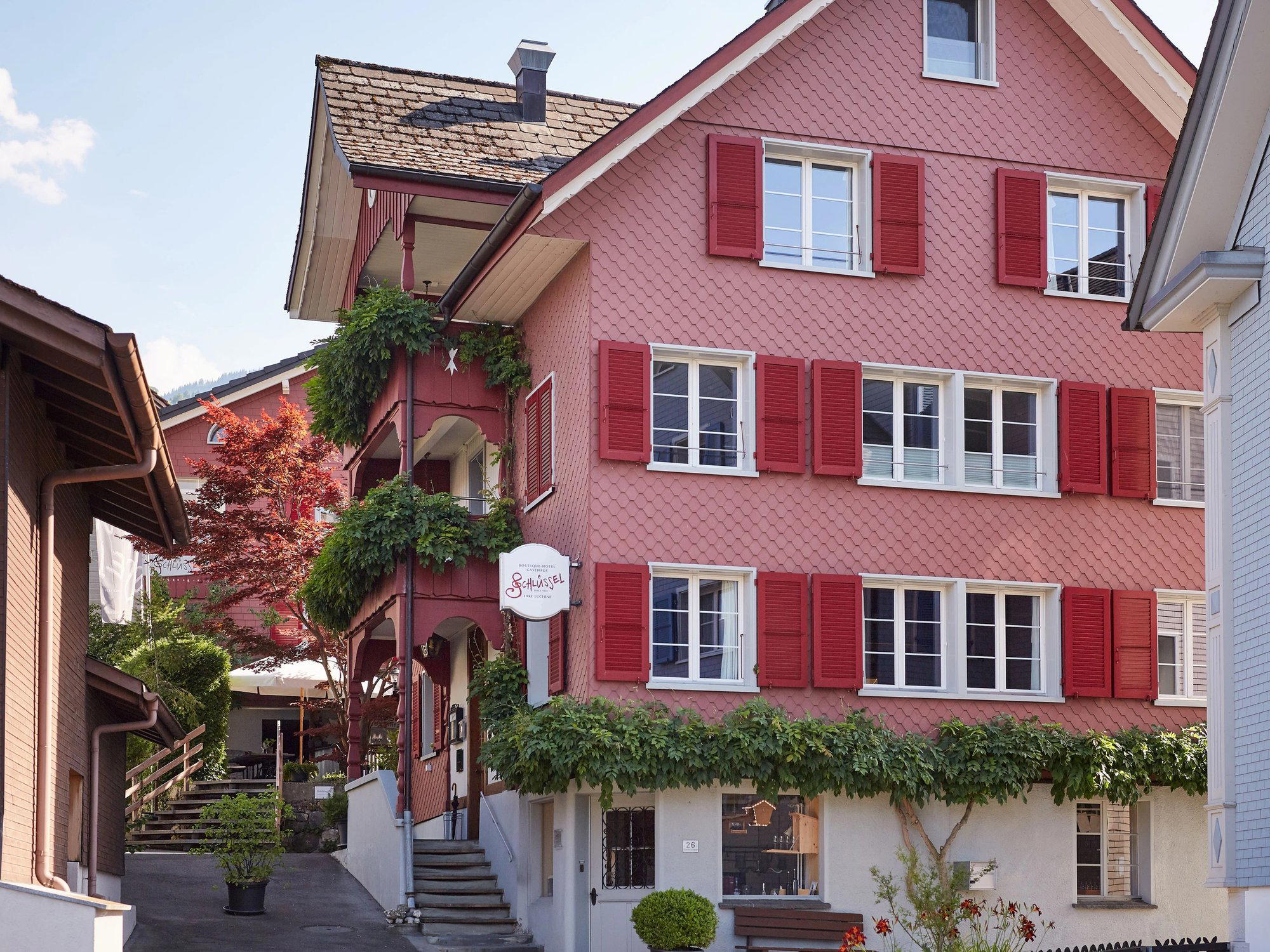 Boutique-Hotel Schlüssel restaurant in Beckenried, Switzerland