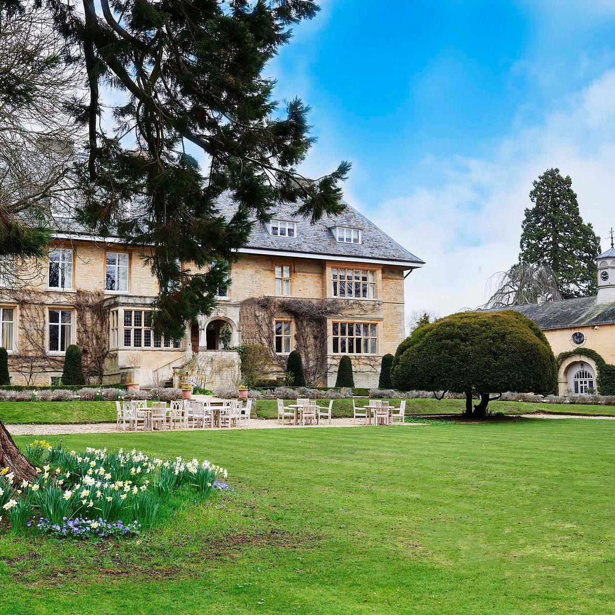 The Slaughters Manor House restaurant in Lower Slaughter, United Kingdom