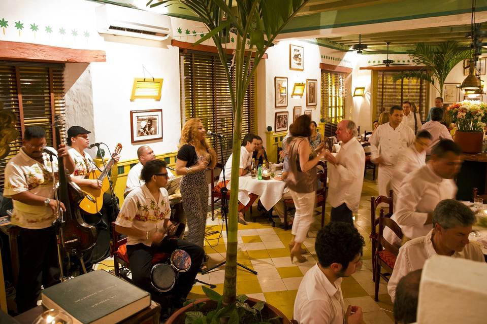 La Vitrola restaurant in Cartagena, Colombia