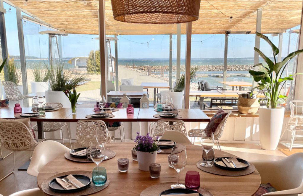 KABE Beach restaurant in Kaberneeme, Estonia