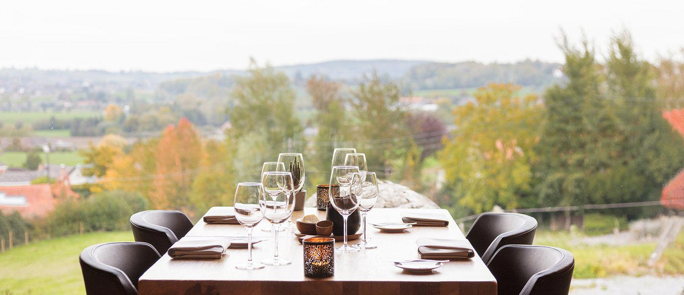 Vertes Feuilles restaurant in Frasnes Lez Anvaing, Belgium