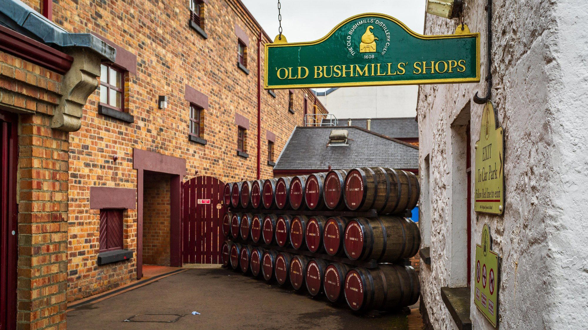 Old Bushmills Distillery restaurant in Bushmills, United Kingdom