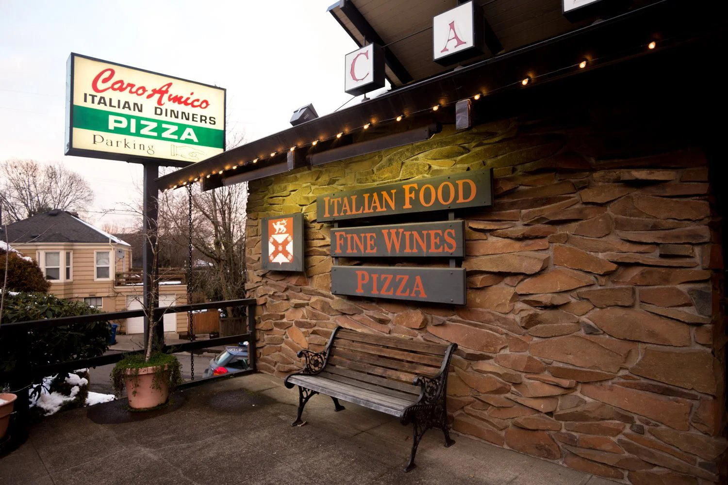 Caro Amico Italian Cafe restaurant in Portland, United States