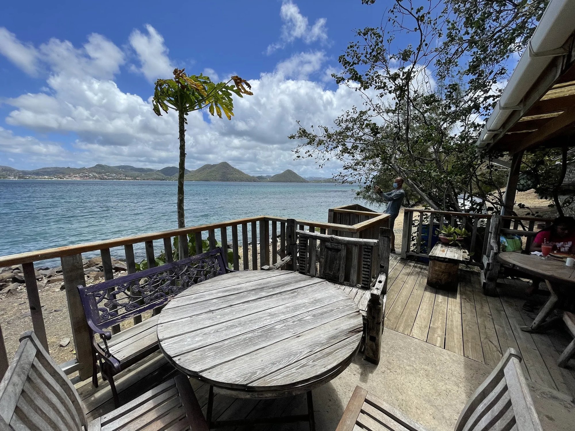Jambe de bois restaurant in Rodney Bay, St Lucia