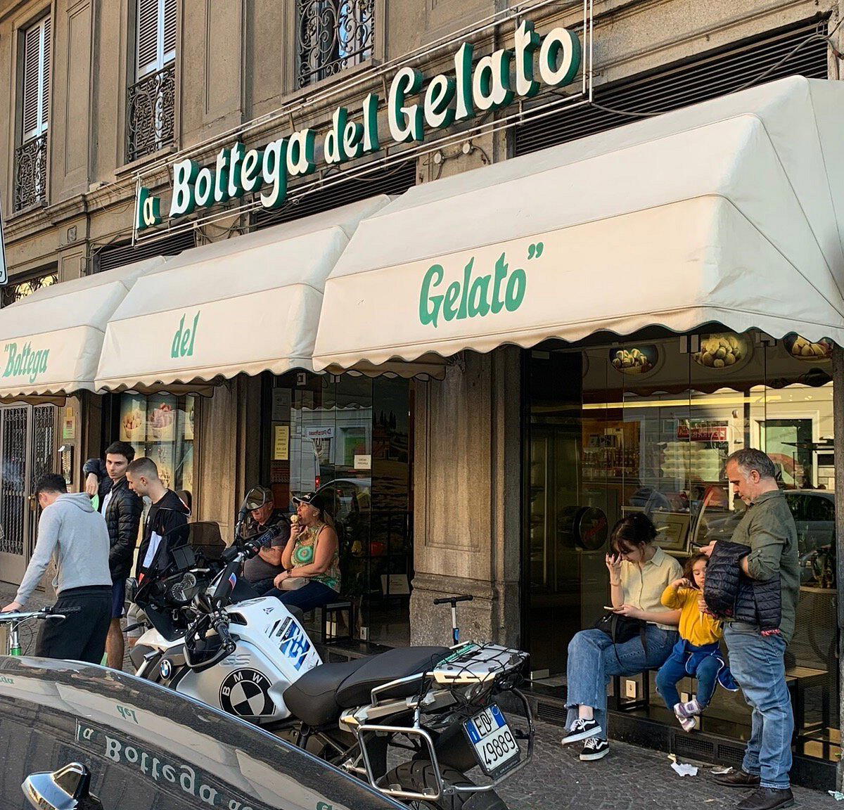 La Bottega del Gelato Cardelli Marco restaurant in Milan, Italy