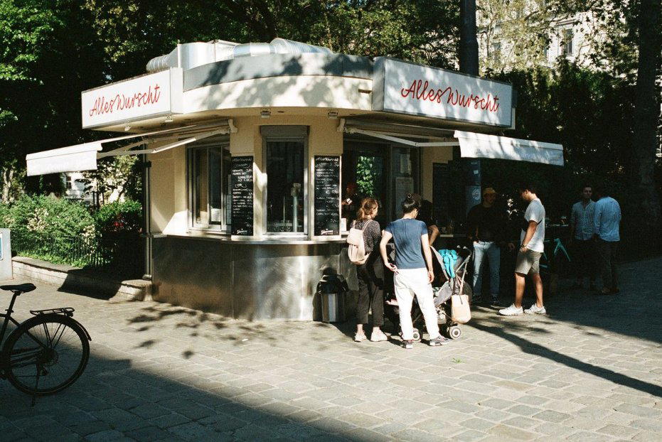 Alles Wurscht restaurant in Vienna, Austria