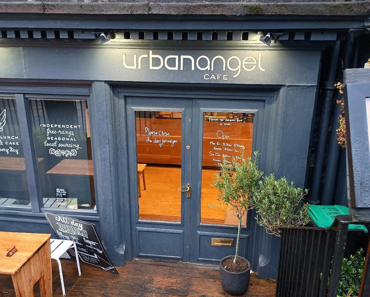 Urban Angel cafe restaurant in Edinburgh, United Kingdom