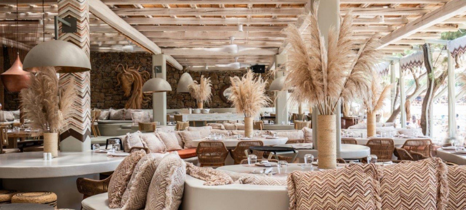 Kalua restaurant in Mykonos, Greece