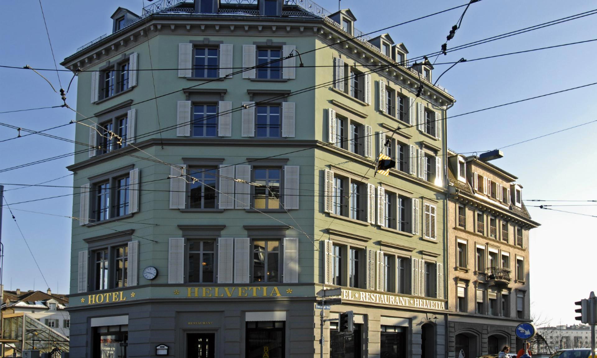 Helvetia restaurant in Zürich, Switzerland