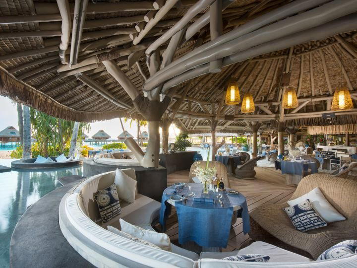 Tamure Beach Grill restaurant in Bora Bora