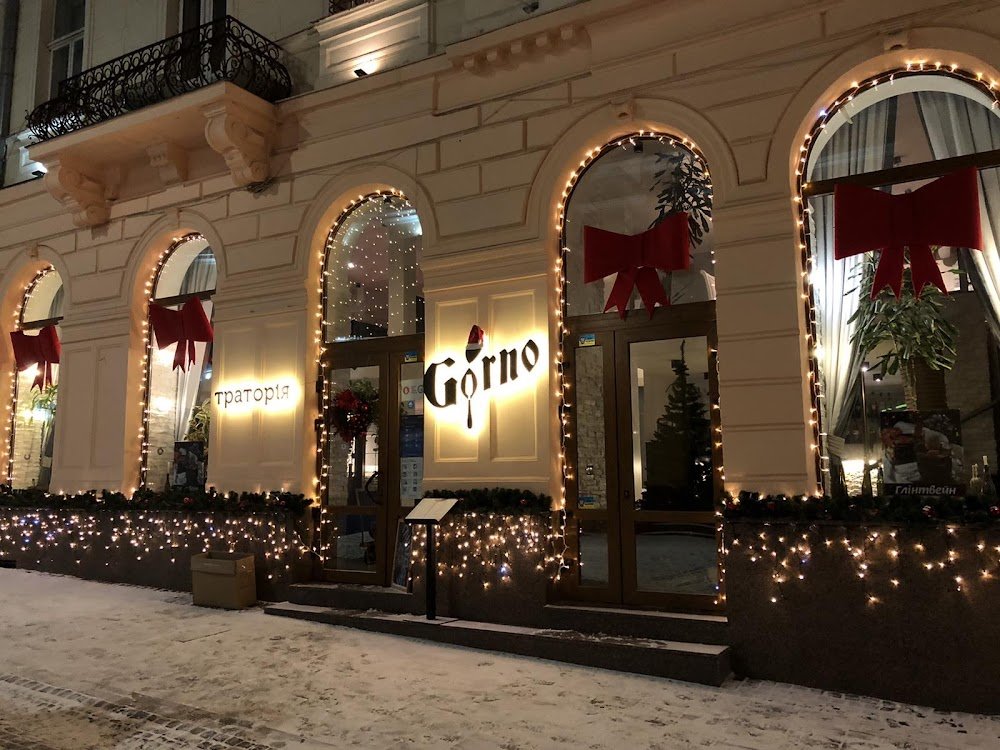 Траторія Gorno restaurant in Chernivtsi, Ukraine