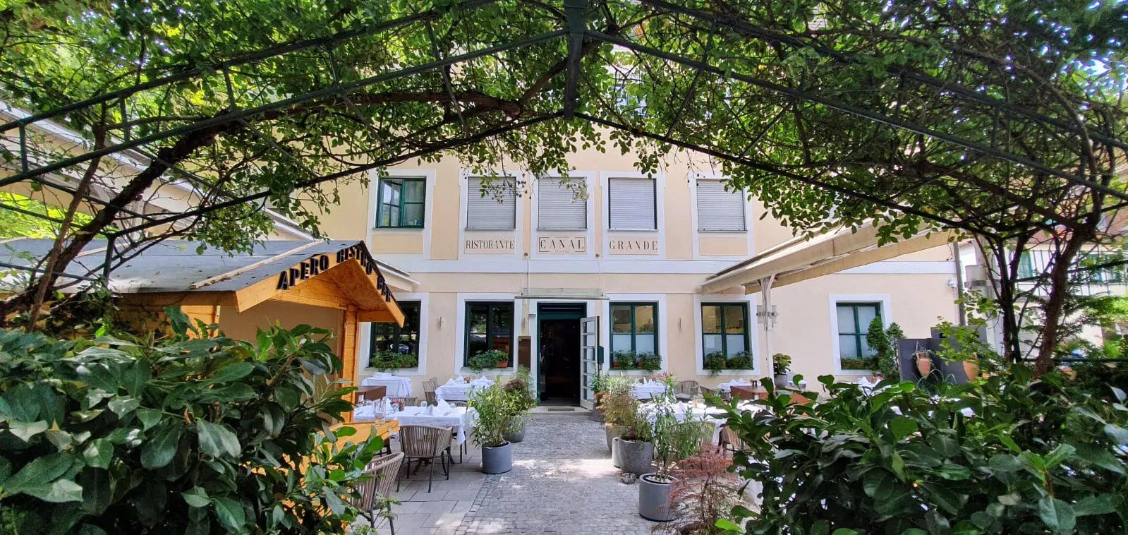 Canal Grande restaurant in Munich, Germany
