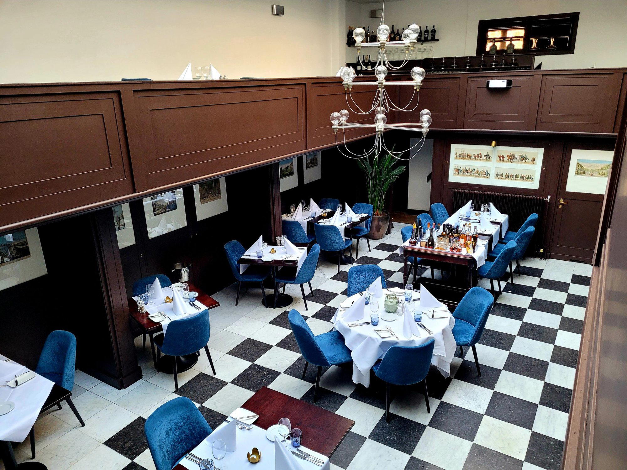 Het Prentenkabinet restaurant in Leiden, Netherlands