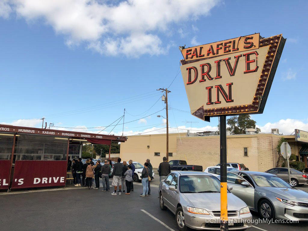 Falafel's Drive In restaurant in San Jose, United States
