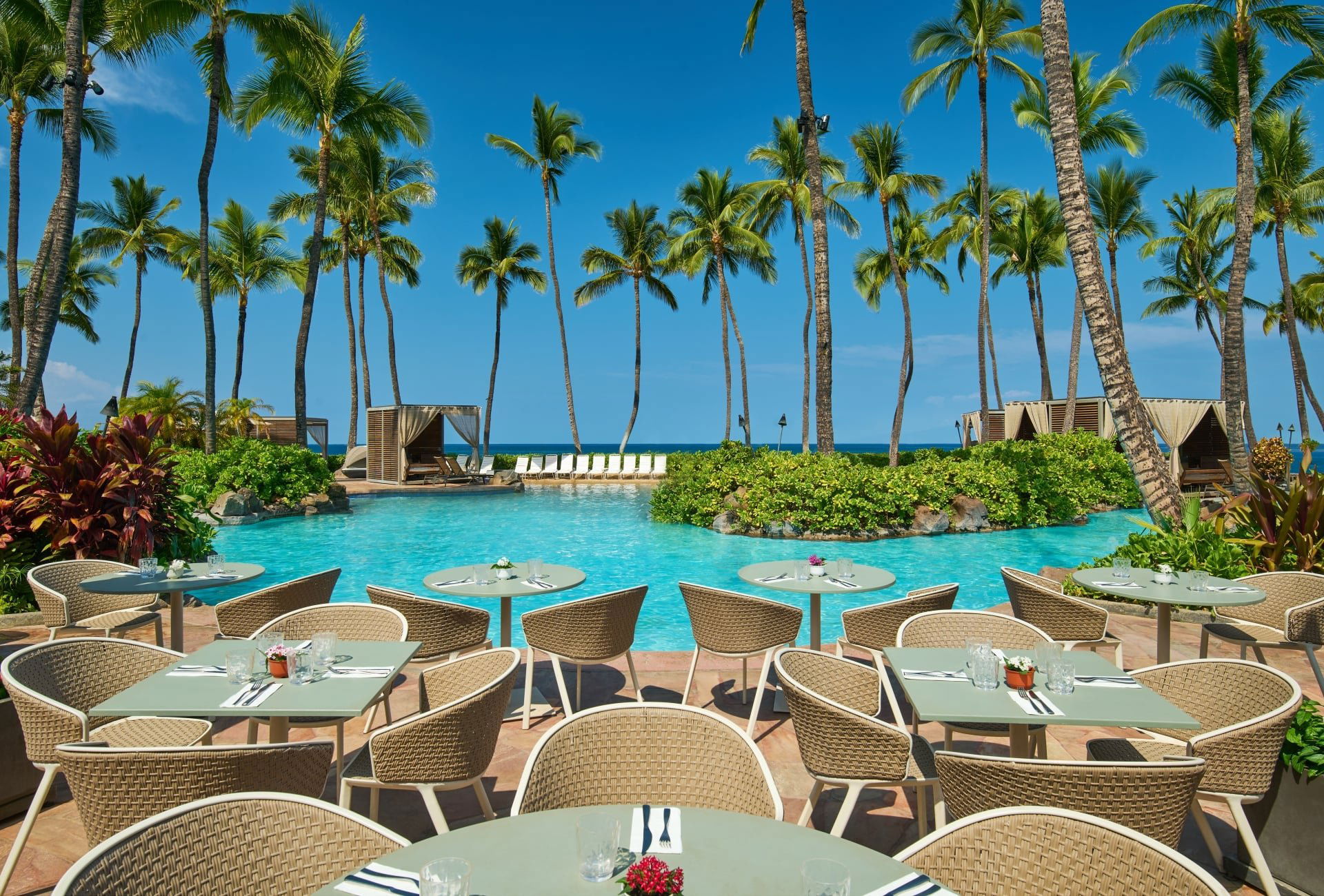 Cabanas Poolside Restaurant, Restaurant in Wailea
