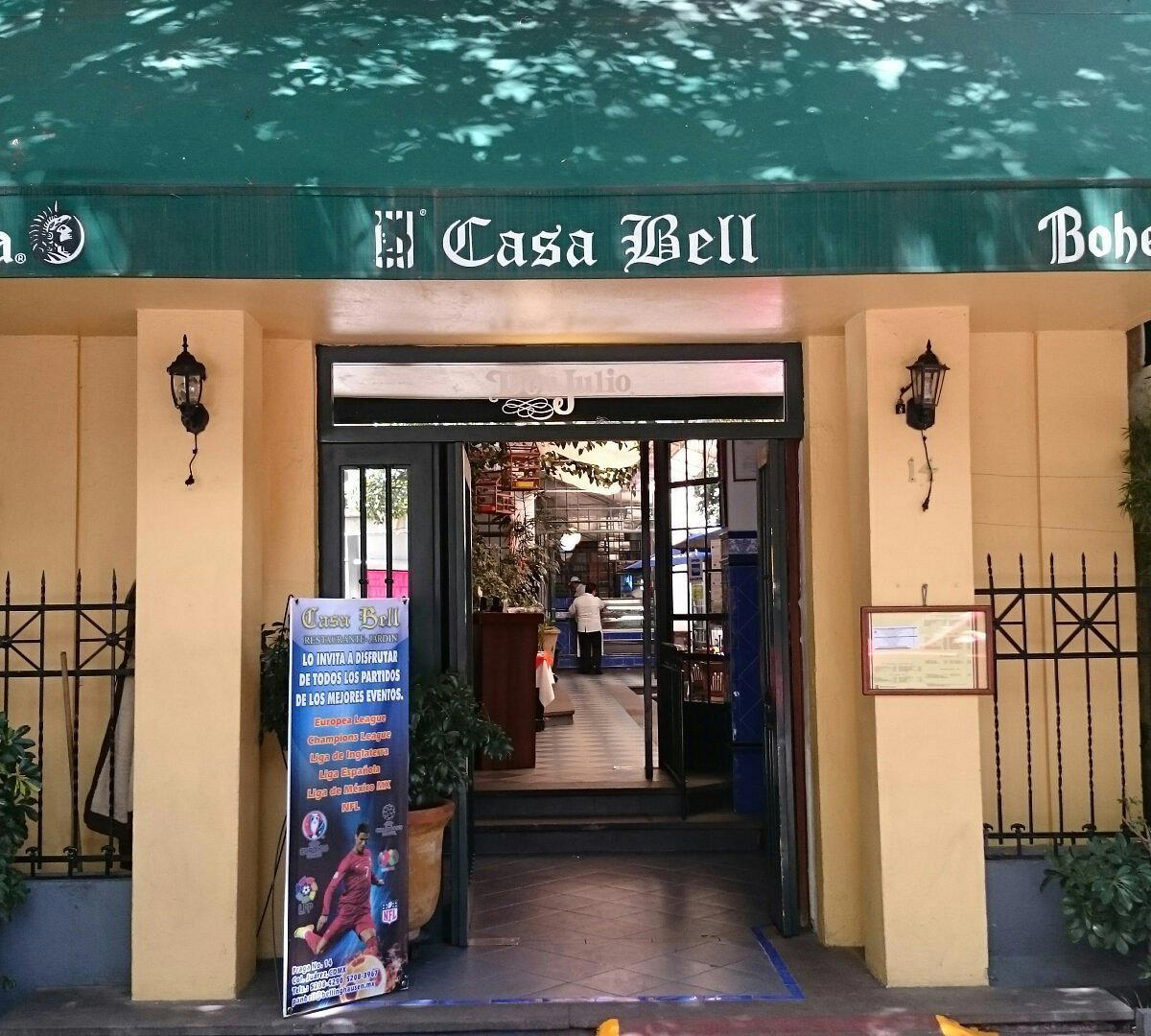 CASA BELL restaurant in Mexico City, Mexico