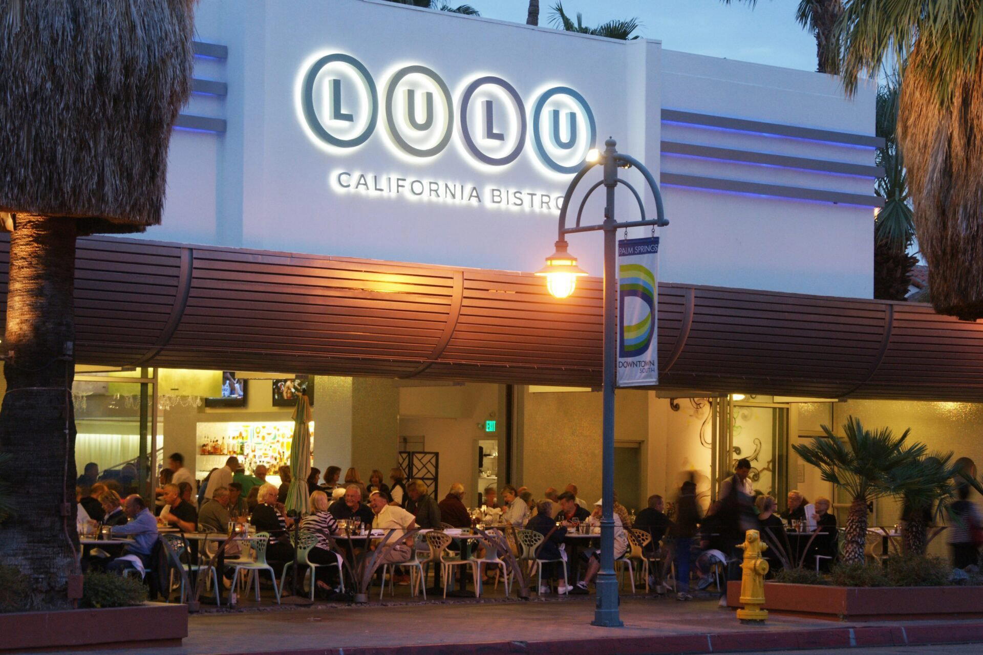 Lulu California Bistro restaurant in Palm Springs, United States