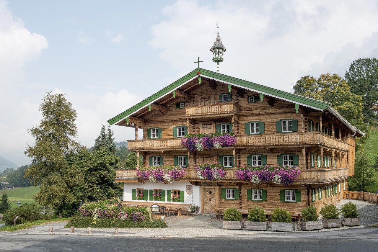 Hallerwirt restaurant in Aurach Bei Kitzbuhel, Austria