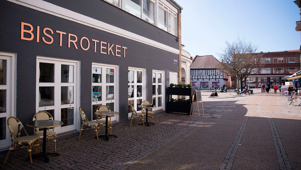 Bistroteket restaurant in Randers, Denmark
