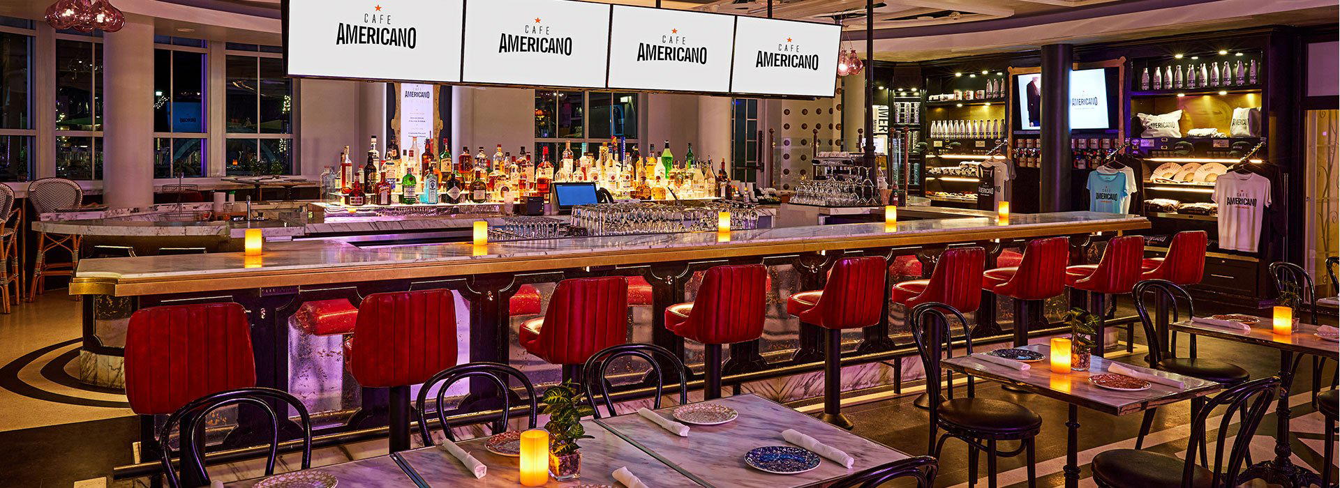 Cafe Americano restaurant in Miami Beach, United States