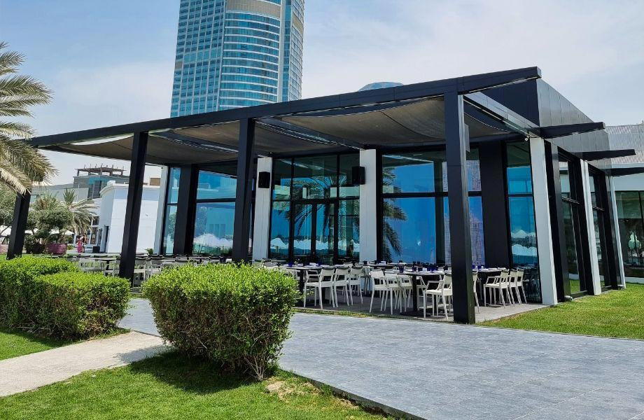 Em Sherif Café restaurant in Abu Dhabi, United Arab Emirates