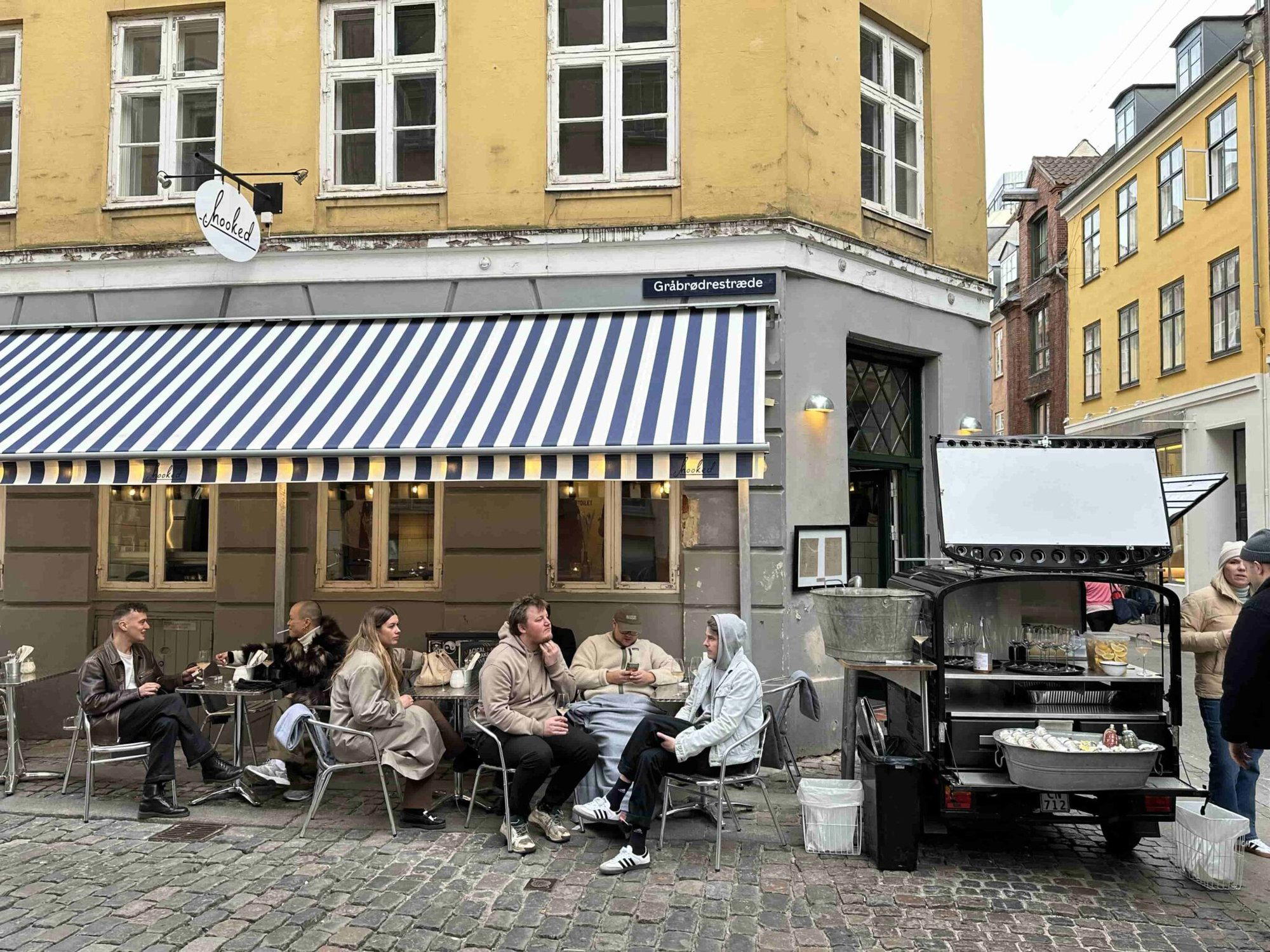Hooked Broens Gadekøkken restaurant in Copenhagen, Denmark
