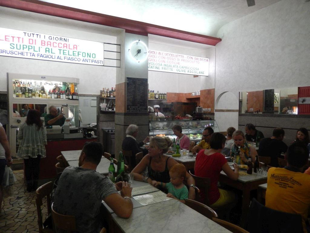 Ai Marmi restaurant in Rome, Italy