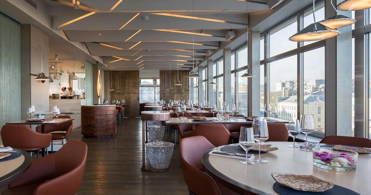 Twins restaurant in Moscow, Russia