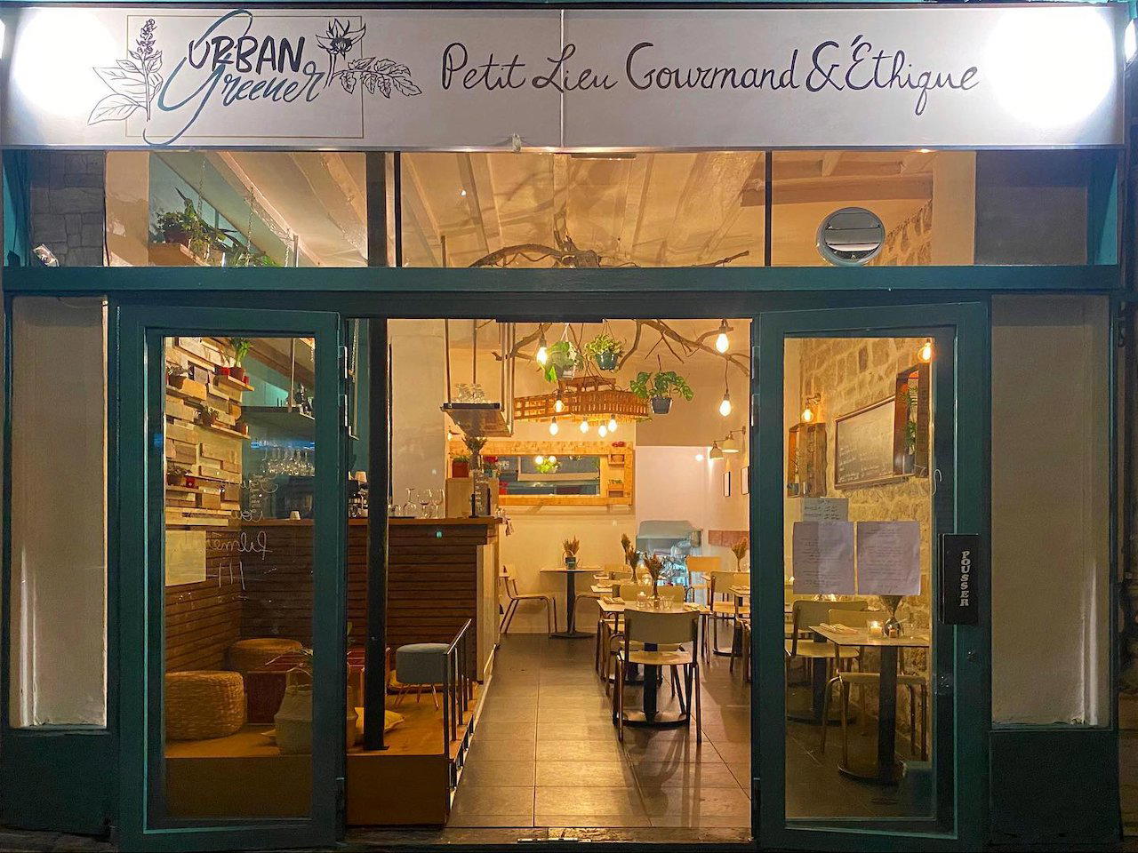 Urban Greener restaurant in Paris, France